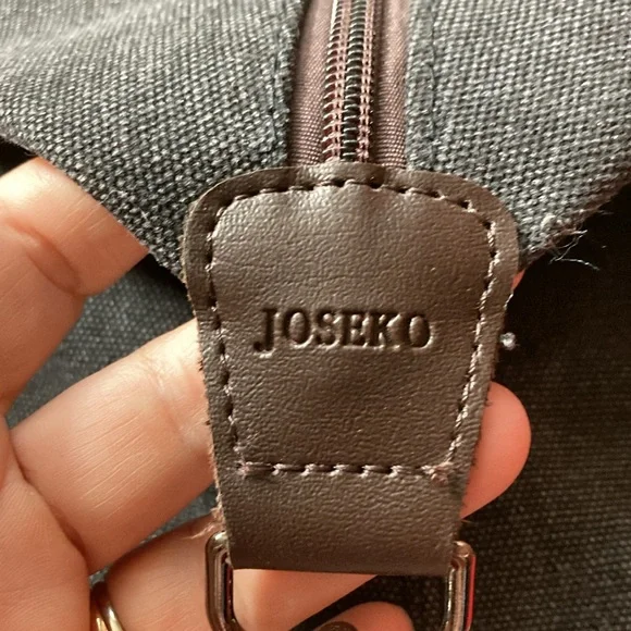 JOSEKO CANVAS BACKPACK , RUCKSACK SCHOOLBAG Anti-theft - Picture 5 of 16